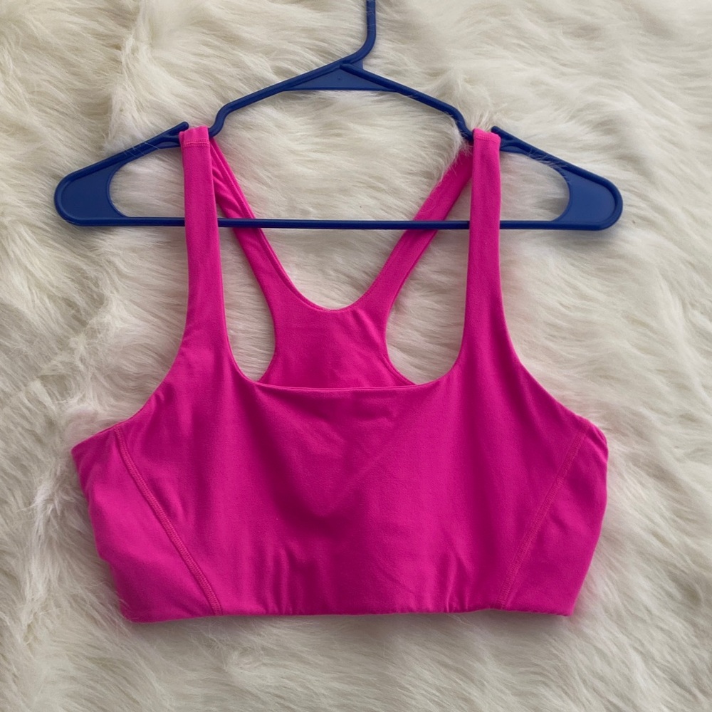 Vibrant Pink Sports Bra